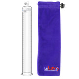 Replacement Penis Pump Cylinder with Round Flange | 9" or 12" Length, 1.35"-5.0" Diameter