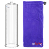 Replacement Penis Pump Cylinder with Round Flange | 9" or 12" Length, 1.35"-5.0" Diameter