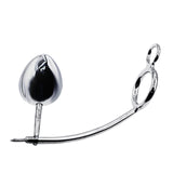 52mm Cock Ring w/ Adjustable Anal Tailgater - Egg Size 50mm