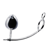 52mm Cock Ring w/ Adjustable Anal Tailgater - Egg Size 55mm