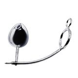 56mm Cock Ring w/ Adjustable Anal Tailgater - Egg Size 55mm