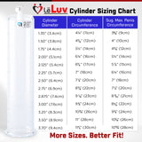 LeLuv JacVac Penis Pump | NPT Gauge Options with Round Flange Cylinder | Choose Size & Color