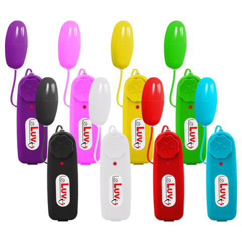 Vibrating Bullet with Dial Controller in Vibrant Colors