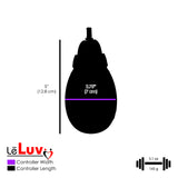 LeLuv eGrip Rechargeable Penis Pump - Thick-Walled Cylinders with Premium Silicone Hose