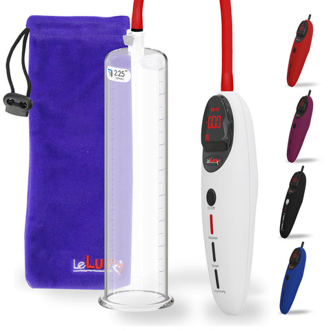 LeLuv Magna PRO+ Smart Handle Penis Pump Kit | 9" or 12" Length Round Flange Cylinders
