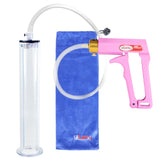 MAXI Pink Penis Pump with 12" x 2.00" WIDE Flange Cylinder