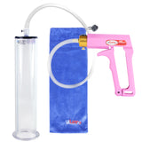 MAXI Pink Penis Pump with 12" x 2.50" WIDE Flange Cylinder