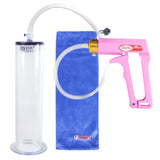 MAXI Pink Penis Pump with 9" x 2.125" WIDE Flange Cylinder