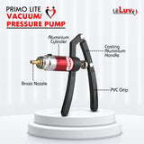 LeLuv Primo Lite Penis Pump -  Vacuum and Inflator Handle - Round Flange Cylinder Options