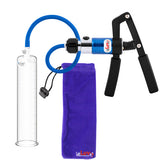 LeLuv Penis Pump with PRIMO Pro+ Handle| Round Flange Cylinder | Color and Gauge Options 