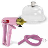 LeLuv MAXI Purple Handle Vagina Labia Cup Vacuum Pump with Purple Slippery Silicone Hose