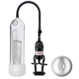 LeLuv EasyOp Z Grip Penis Pump Kit - 2.25" x 9" Magic Cylinder with Silicone Hose and Magic Sleeve - Vagina/Anus/Mouth