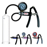 LeLuv Primo Lite Penis Pump -  Vacuum and Inflator Handle - Round Flange Cylinder Options