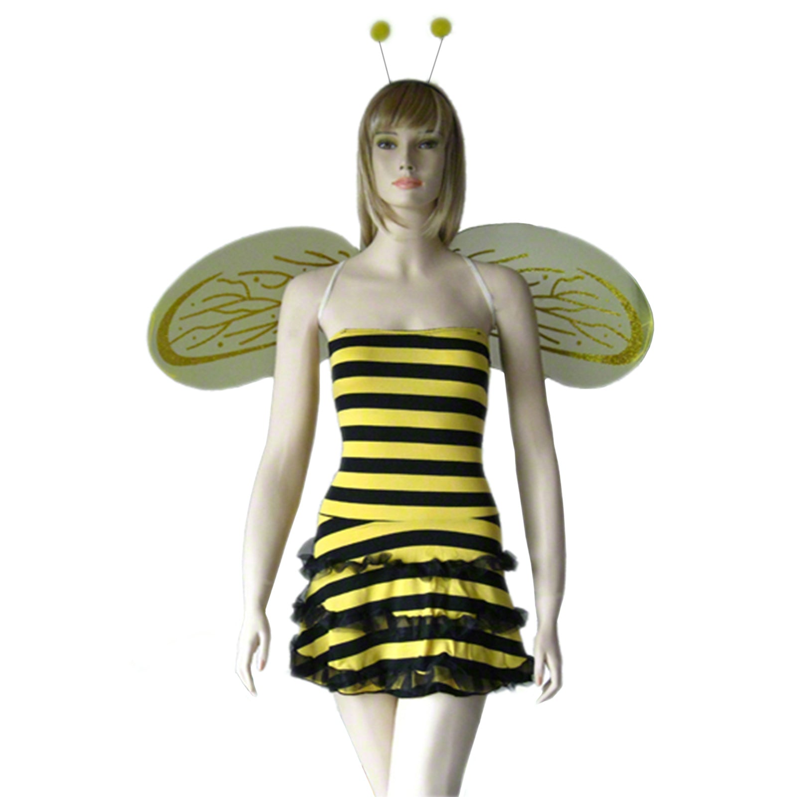 Costume Roleplay Busy Bee Honey Fly Halloween